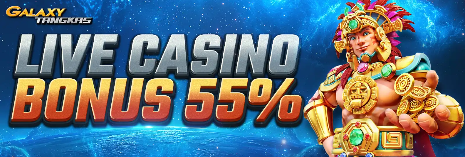 BONUS MEMBER BARU 55% LIVE CASINO