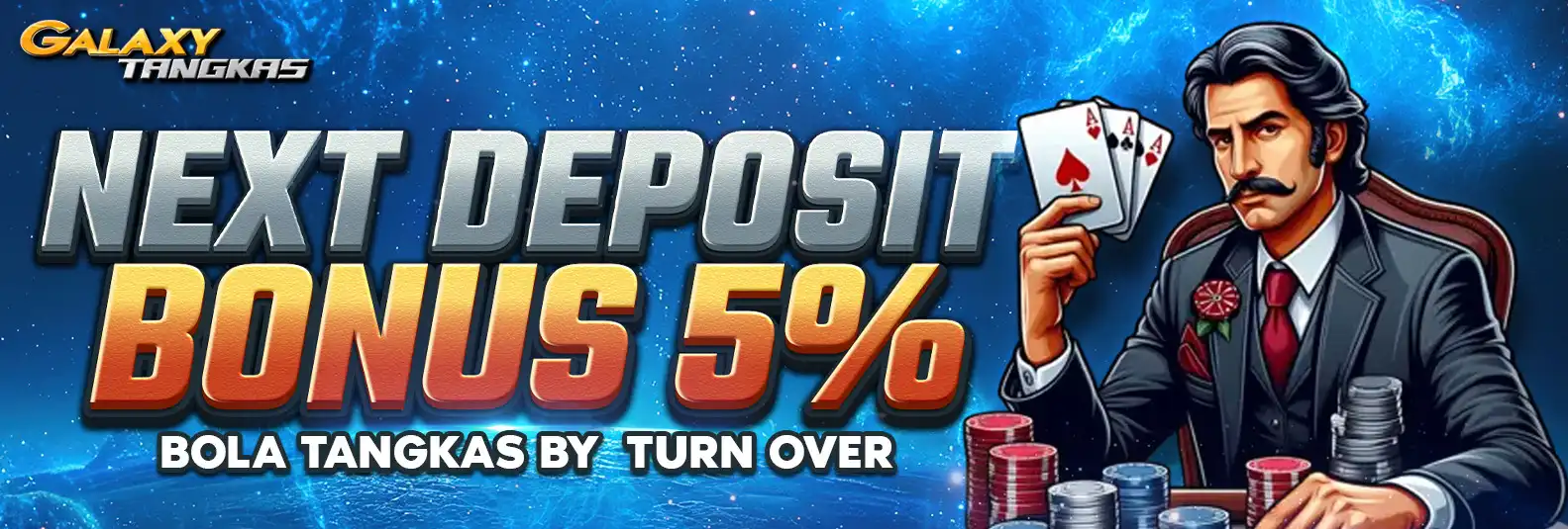 BONUS DEPOSIT 5% BOLA TANGKAS BY TURNOVER