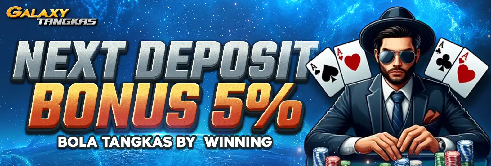 BONUS DEPOSIT 5 % BOLA TANGKAS BY WINNING